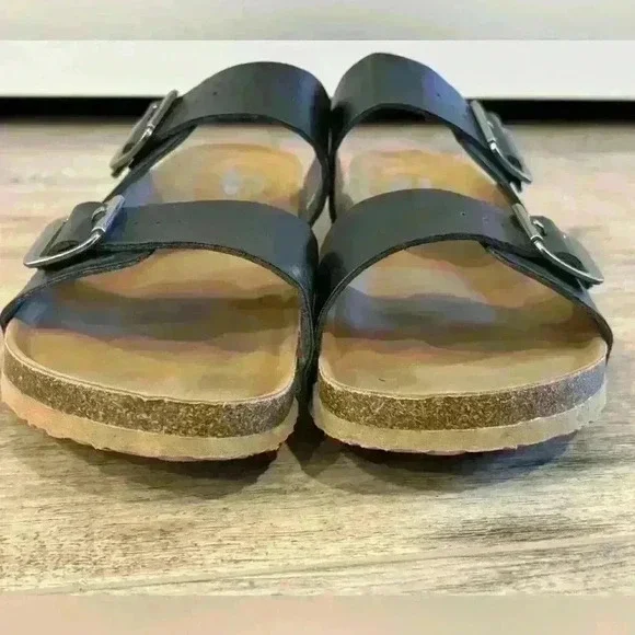 R2 Berkeley sandals black and brown size 8 - Picture 6 of 6